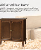Jane Wood Veneer Sideboard with Adjustable Shelves, Available in 2-Door or 4-Door Options