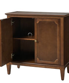 Jane Wood Veneer Sideboard with Adjustable Shelves, Available in 2-Door or 4-Door Options