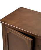 Jane Wood Veneer Sideboard with Adjustable Shelves, Available in 2-Door or 4-Door Options