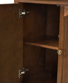 Jane Wood Veneer Sideboard with Adjustable Shelves, Available in 2-Door or 4-Door Options