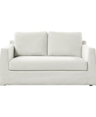 Tob Slipcovered Loveseat Sofa with Reversible Seat