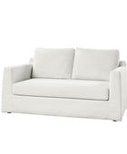 Tob Slipcovered Loveseat Sofa with Reversible Seat