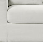 Tob Slipcovered Loveseat Sofa with Reversible Seat