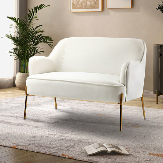 Africa Contemporary Velvet Loveseat