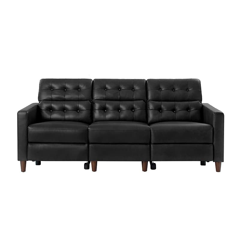 Viktor Mid-century Modern Oversized Power Sectional Sofa with Adjustable Headrests