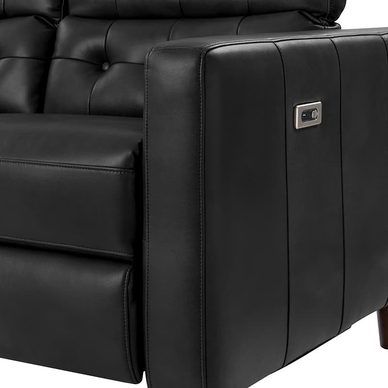 Viktor Mid-century Modern Oversized Power Sectional Sofa with Adjustable Headrests