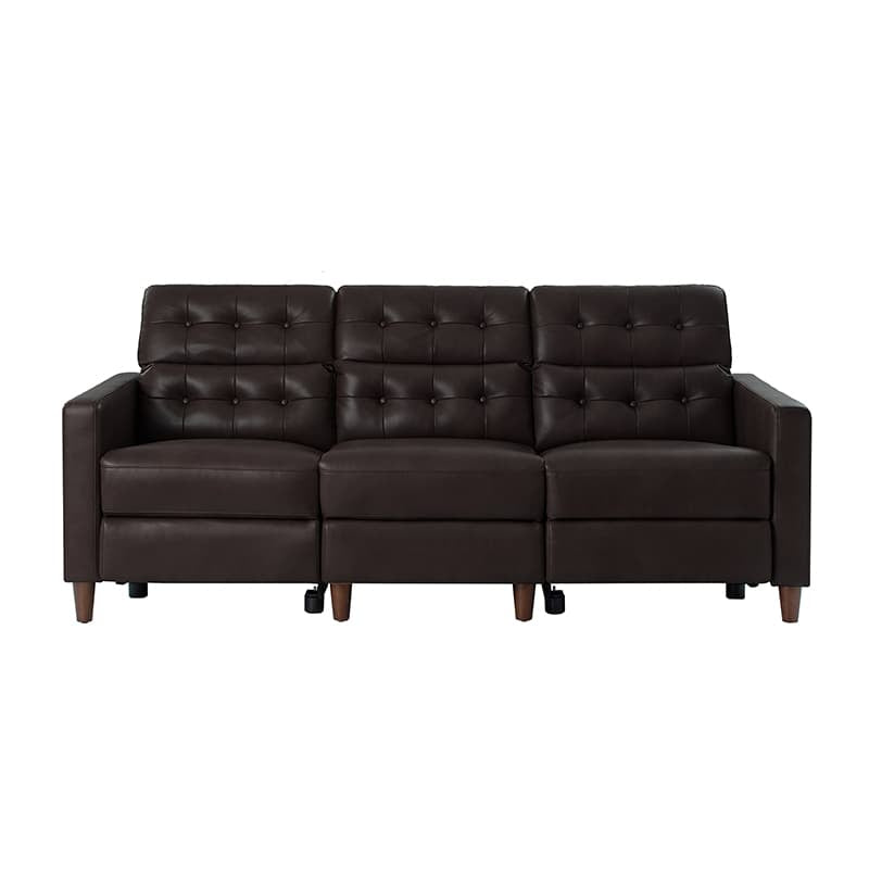 Viktor Mid-century Modern Oversized Power Sectional Sofa with Adjustable Headrests