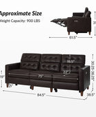 Viktor Mid-century Modern Oversized Power Sectional Sofa with Adjustable Headrests