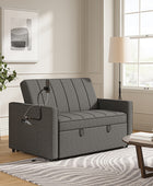 Dirk Upholstered Sleeper Versatile Sofa with Built-in USB Port