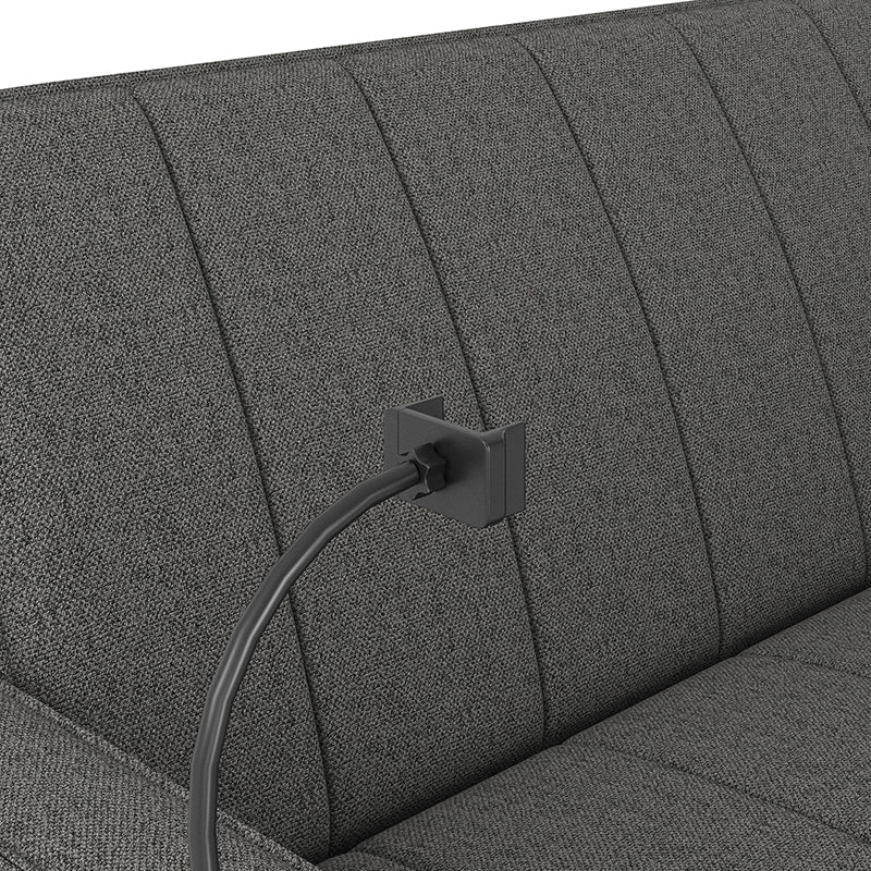 Dirk Upholstered Sleeper Versatile Sofa with Built-in USB Port