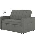 Dirk Upholstered Sleeper Versatile Sofa with Built-in USB Port