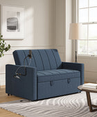 Dirk Upholstered Sleeper Versatile Sofa with Built-in USB Port