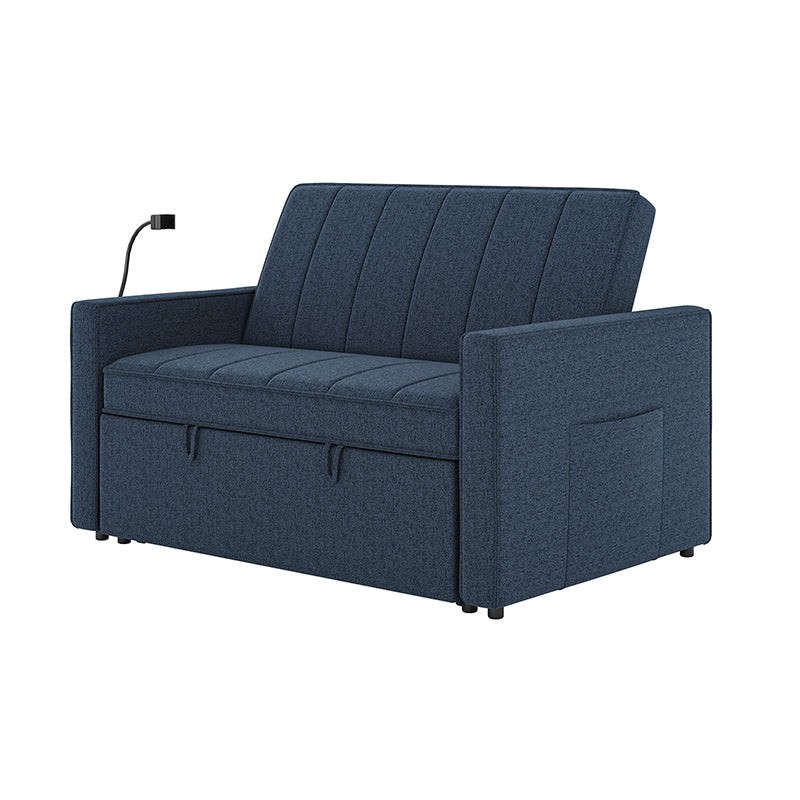 Dirk Upholstered Sleeper Versatile Sofa with Built-in USB Port