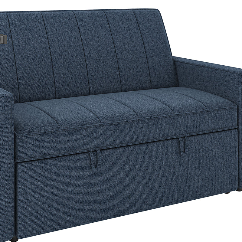 Dirk Upholstered Sleeper Versatile Sofa with Built-in USB Port