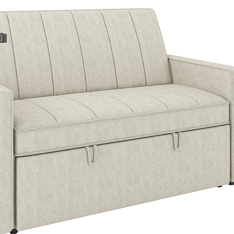 Dirk Upholstered Sleeper Versatile Sofa with Built-in USB Port