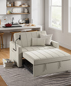 Dirk Upholstered Sleeper Versatile Sofa with Built-in USB Port