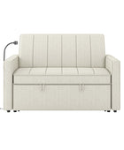 Dirk Upholstered Sleeper Versatile Sofa with Built-in USB Port