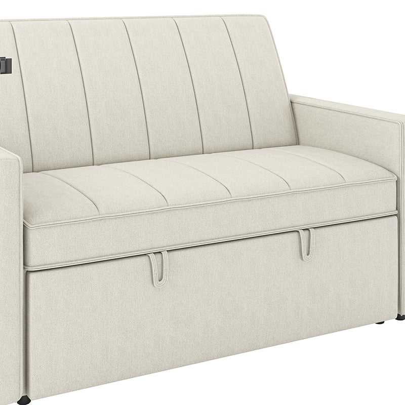 Dirk Upholstered Sleeper Versatile Sofa with Built-in USB Port