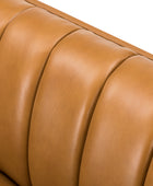 Rowan Genuine Leather Vinyl Office Sofa -83