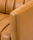 Rowan Genuine Leather Vinyl Office Sofa -83