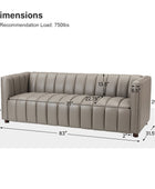 Rowan Genuine Leather Sofa -83
