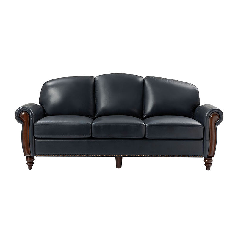 Christoph 84" Genuine Leather Sofa