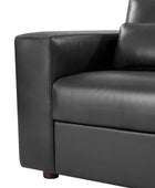 Placidus Modern Square Armrests Genuine Leather Sofa