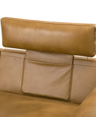 Placidus Modern Square Armrests Genuine Leather Sofa