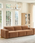 Moussea Modern Chenille Power Reclining Sofa with Sofa Bed Functionality