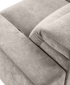Moussea Modern Chenille Power Reclining Sofa with Sofa Bed Functionality