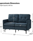 Ricarda Sofa with Removable Cushions for Easy Cleaning