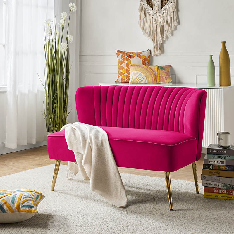 Bariana Velvet Loveseat