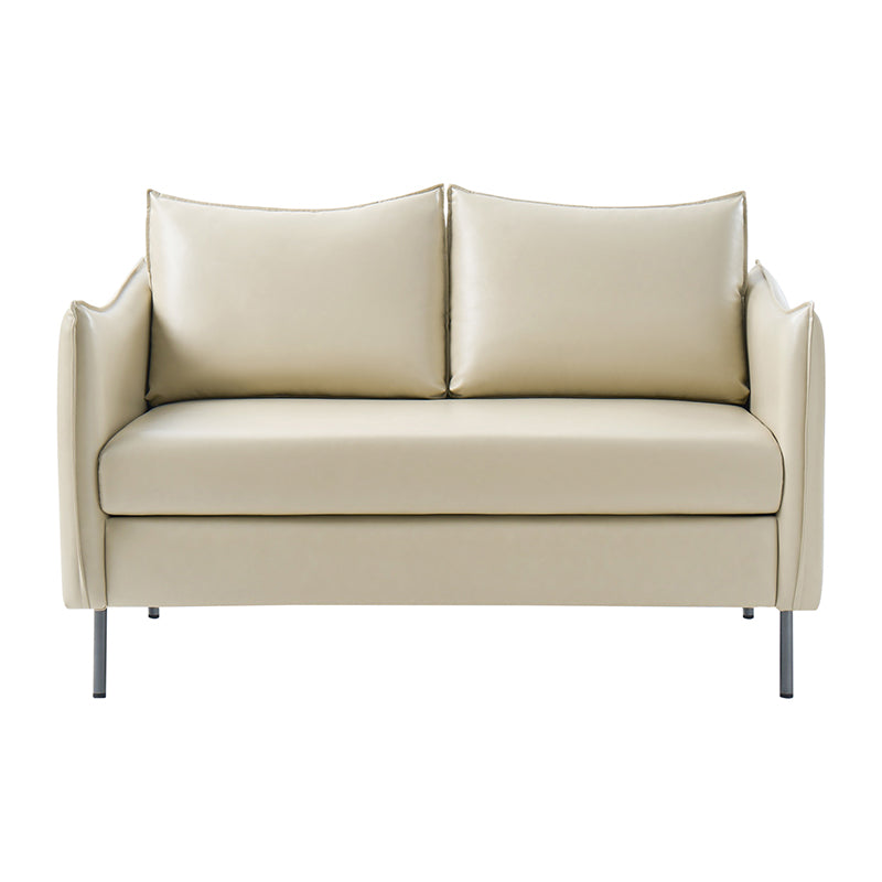 Vic Modern Industrial Loveseat with PU Leather