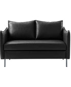 Vic Modern Industrial Loveseat with PU Leather