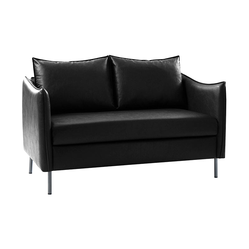 Vic Modern Industrial Loveseat with PU Leather