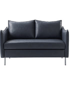 Vic Modern Industrial Loveseat with PU Leather