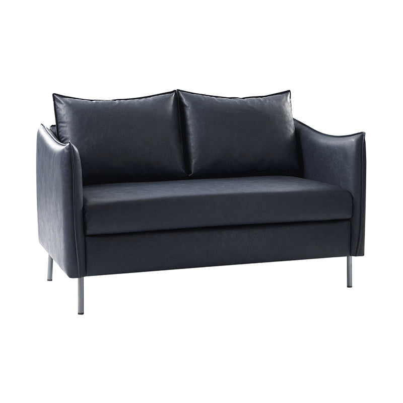 Vic Modern Industrial Loveseat with PU Leather