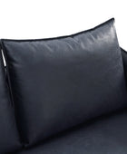 Vic Modern Industrial Loveseat with PU Leather