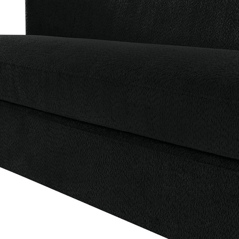 Rod Modern Aesthetics Loveseat with Thick Seat Cushion