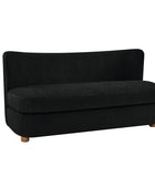 Rod Modern Aesthetics Loveseat with Thick Seat Cushion