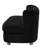 Rod Modern Aesthetics Loveseat with Thick Seat Cushion