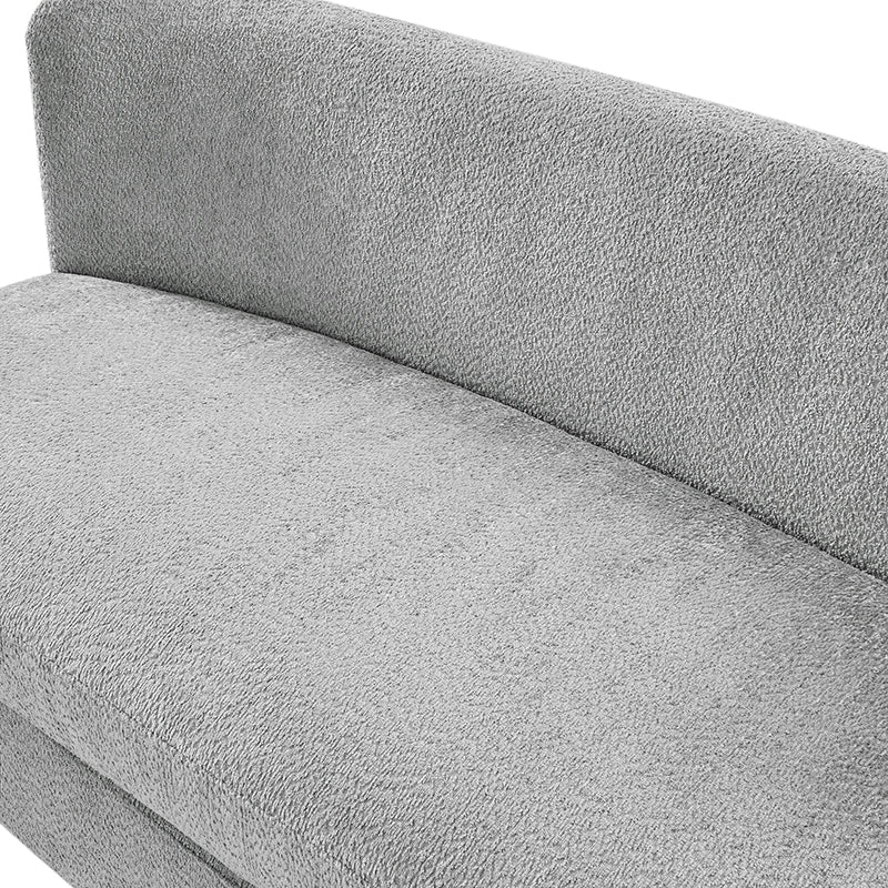 Rod Modern Aesthetics Loveseat with Thick Seat Cushion