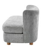 Rod Modern Aesthetics Loveseat with Thick Seat Cushion