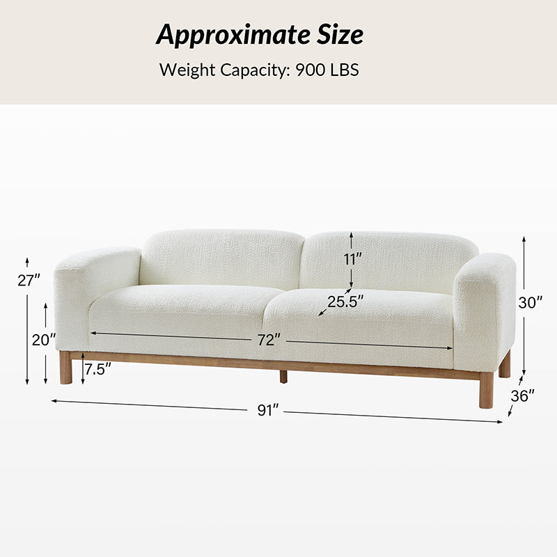 Diego Modern Low-Profile Living Room Sofa