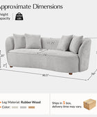 Urtuna Modern Sofa with 4 Pillows – Comfortable, Stylish, and Perfect for Any Living Room