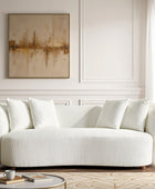 Urtuna Modern Sofa with 4 Pillows – Comfortable, Stylish, and Perfect for Any Living Room