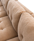 Memosa Modular Deep Seating Sectional Sofa - Cloud-Like Comfort with Memory Foam Cushions