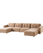 Memosa Modular Deep Seating Sectional Sofa - Cloud-Like Comfort with Memory Foam Cushions