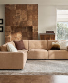 Memosa Modular Deep Seating Sectional Sofa - Cloud-Like Comfort with Memory Foam Cushions