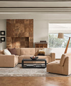 Memosa Modular Deep Seating Sectional Sofa - Cloud-Like Comfort with Memory Foam Cushions